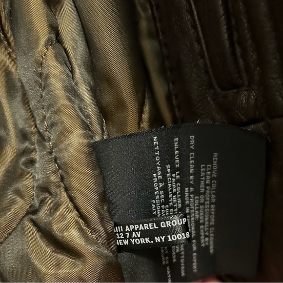 Men’s Leather Jacket by Andrew Marc New York size M - Picture 8 of 9